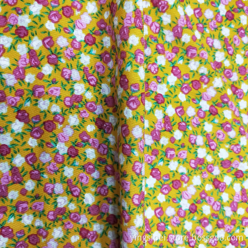 Factory Ready Goods Small Floral Cute Designs Cotton Printed Twill Fabric